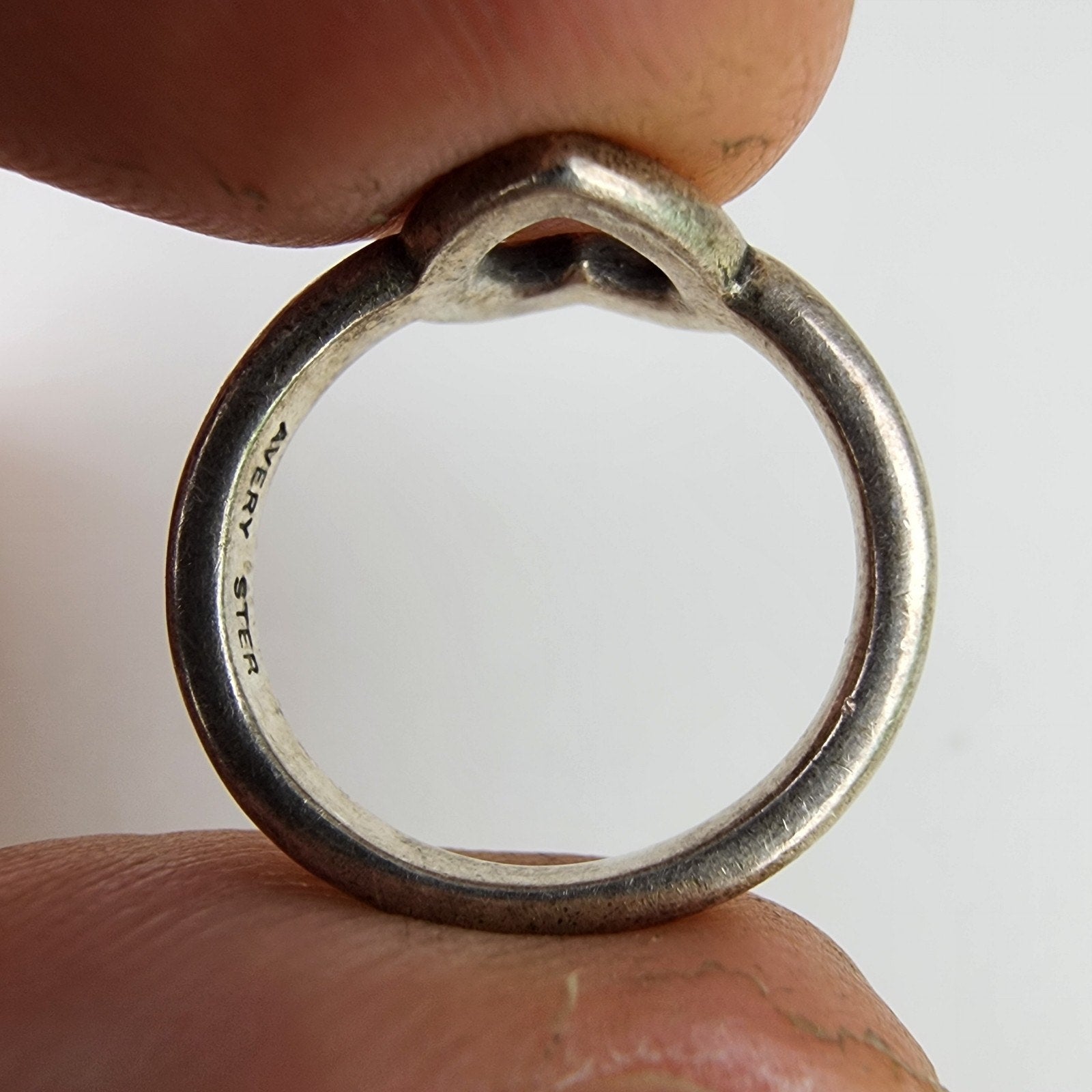James Avery Open Heart Ring Size 6 1/4 Sterling Silver 925 Retired Vintage