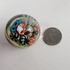 Keys Glass 32mm Coral Reef Marble with Opal Accents Signed 2014 Boro