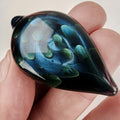 Borosilicate Implosion Glass Pendant Heady Sparkle Boro Glass