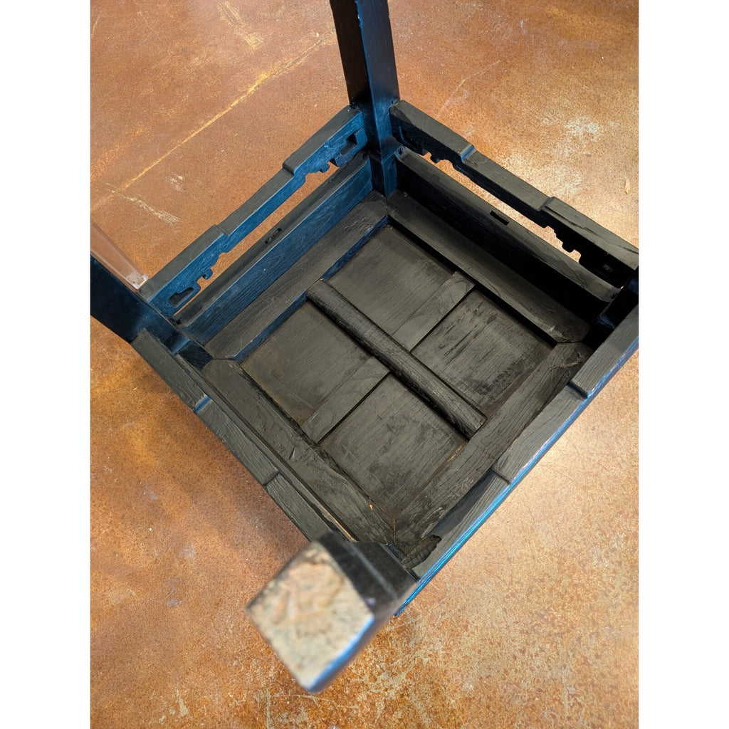 19th C. Chinese Ming Side Table End Table Ebonized