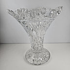 9" Crowned Crystal Vase by Shannon Crystal Czech Republic