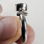 Vintage Marquise Cut Garnet Ring Size 6 in Sterling Silver 925