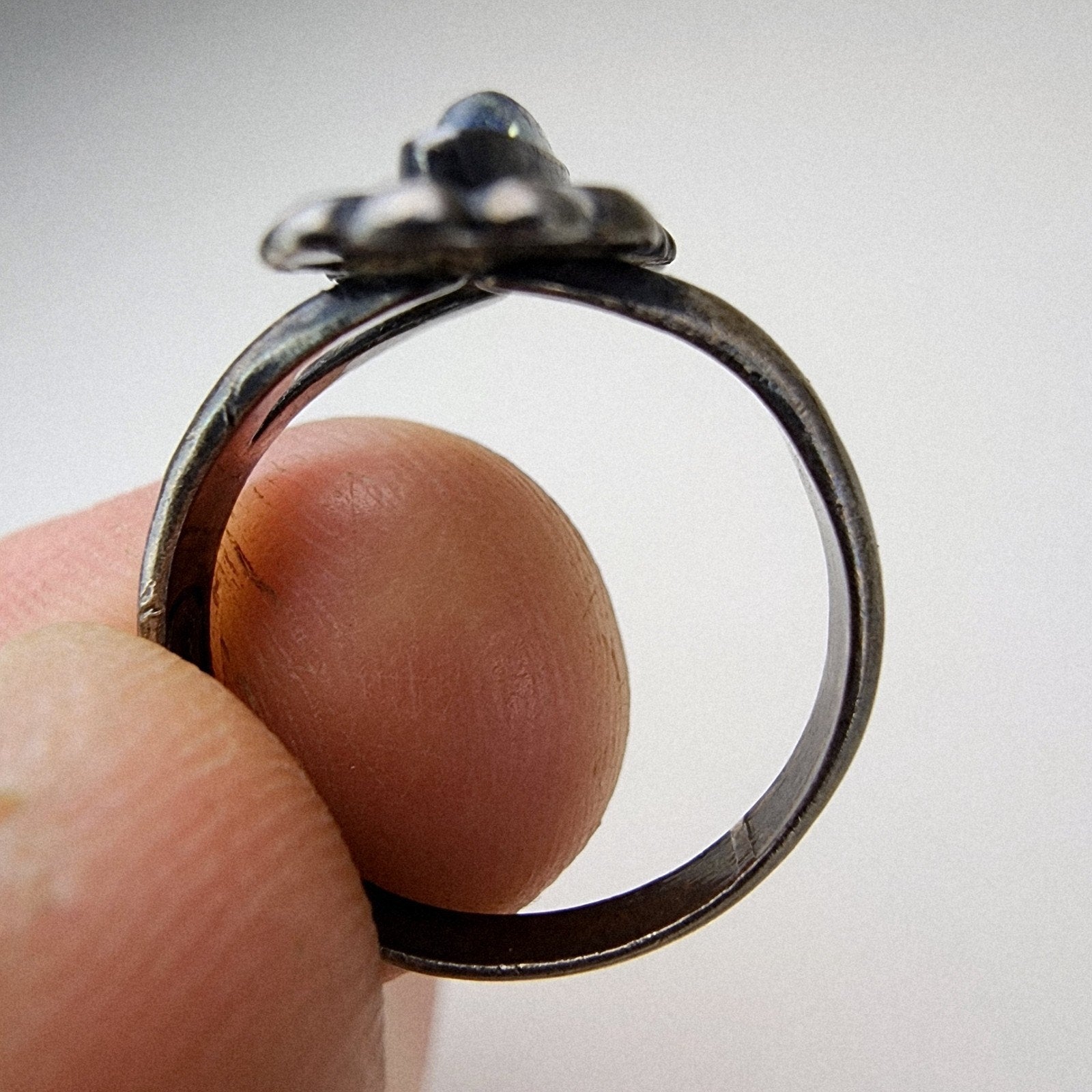 Southwestern Native Ring Size 6 1/2 Sterling Silver 925 Vintage