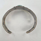 6 1/2" Fred Harvey Era Eagle Turquoise Sterling Silver 925 Cuff Bracelet Native