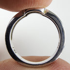 Drop Ring Size 8 Sterling Silver 925 Vintage