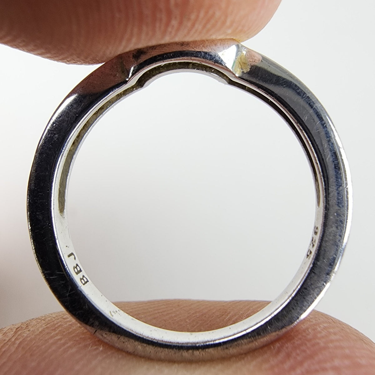 Drop Ring Size 8 Sterling Silver 925 Vintage