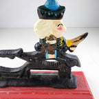 Colonial Toy Soldier Antique Painted Cast Iron Nutcracker