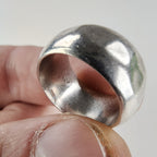Vintage Hand Hammered Ring Size 5 1/2 in Sterling Silver 925