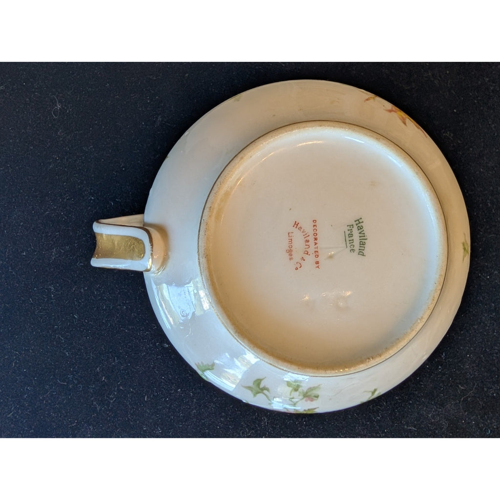 LIMOGES Haviland Autumn Leaf hand Painted Creamer