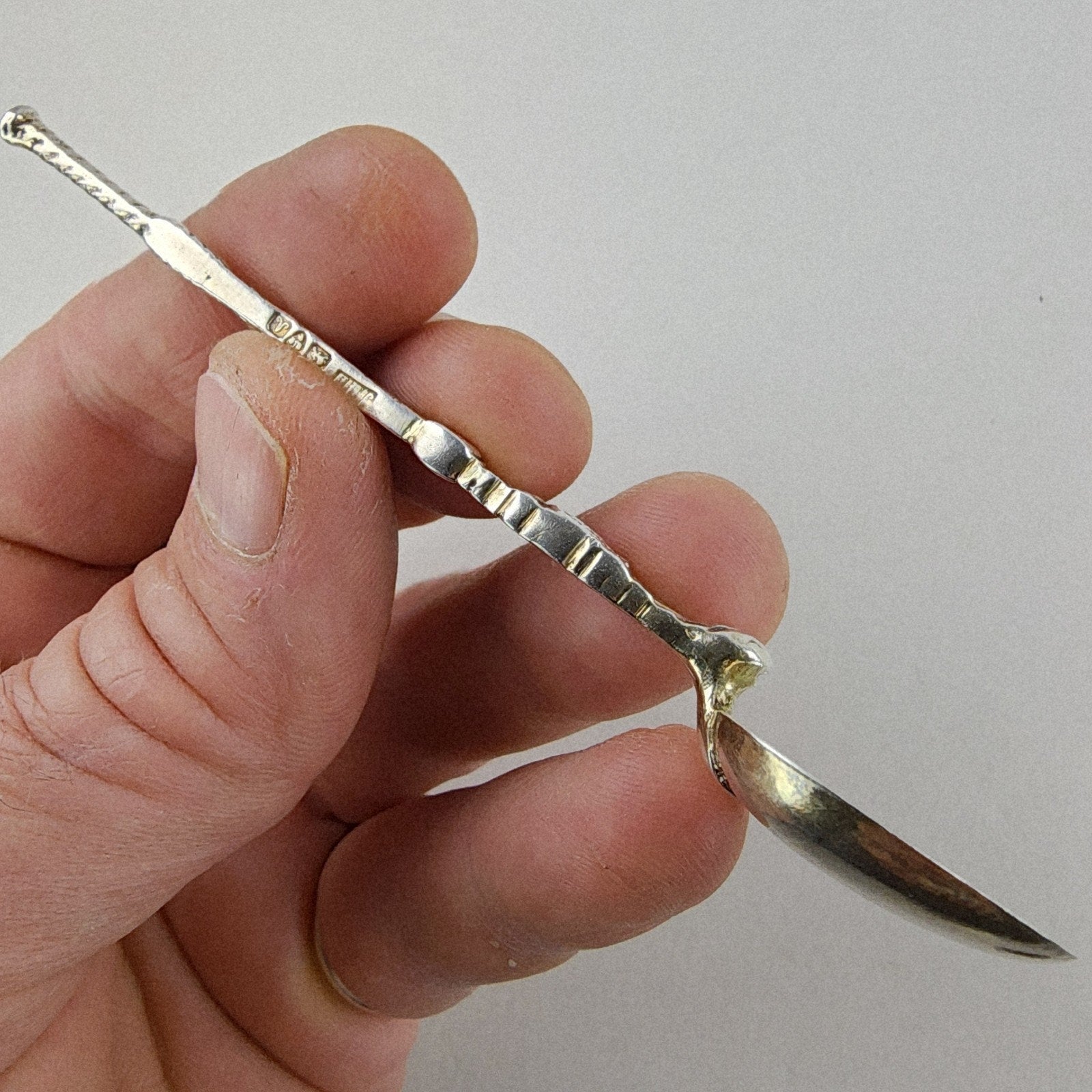 1901 Chester UK Coronation Spoon Sterling Silver 925 Antique
