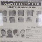1968 FBI Wanted Poster Leroy Eldridge Cleaver Framed JE Hoover Black Panther