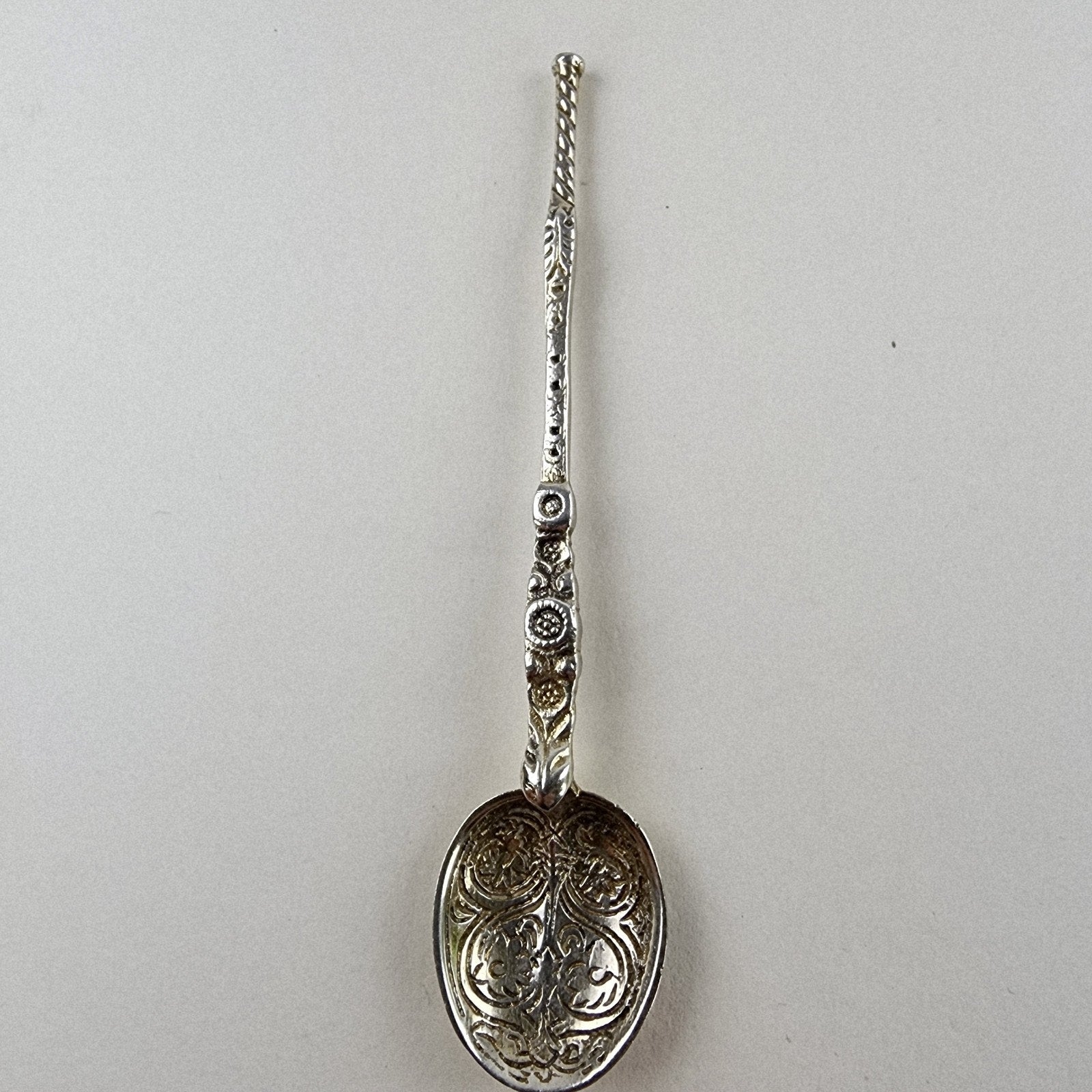 1901 Chester UK Coronation Spoon Sterling Silver 925 Antique
