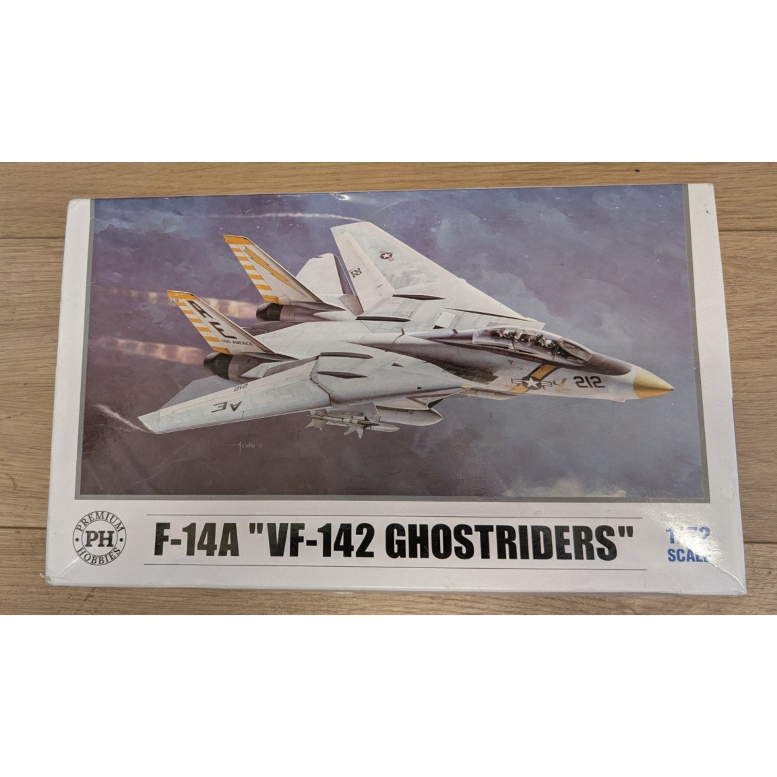Vintage F-14A "VF-142 Ghostriders" 1/72 Scale Model Kit by Premium Hobbies