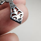 Celtic Cross Sterling Silver 925 Fish Hook Dangle Earrings