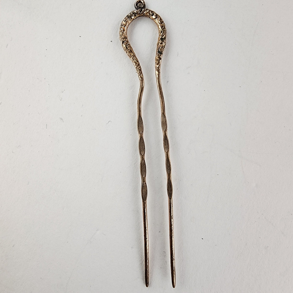 Gold Filled Victorian Hairpin Stick Pin Antique Edwardian for Eyeglasses