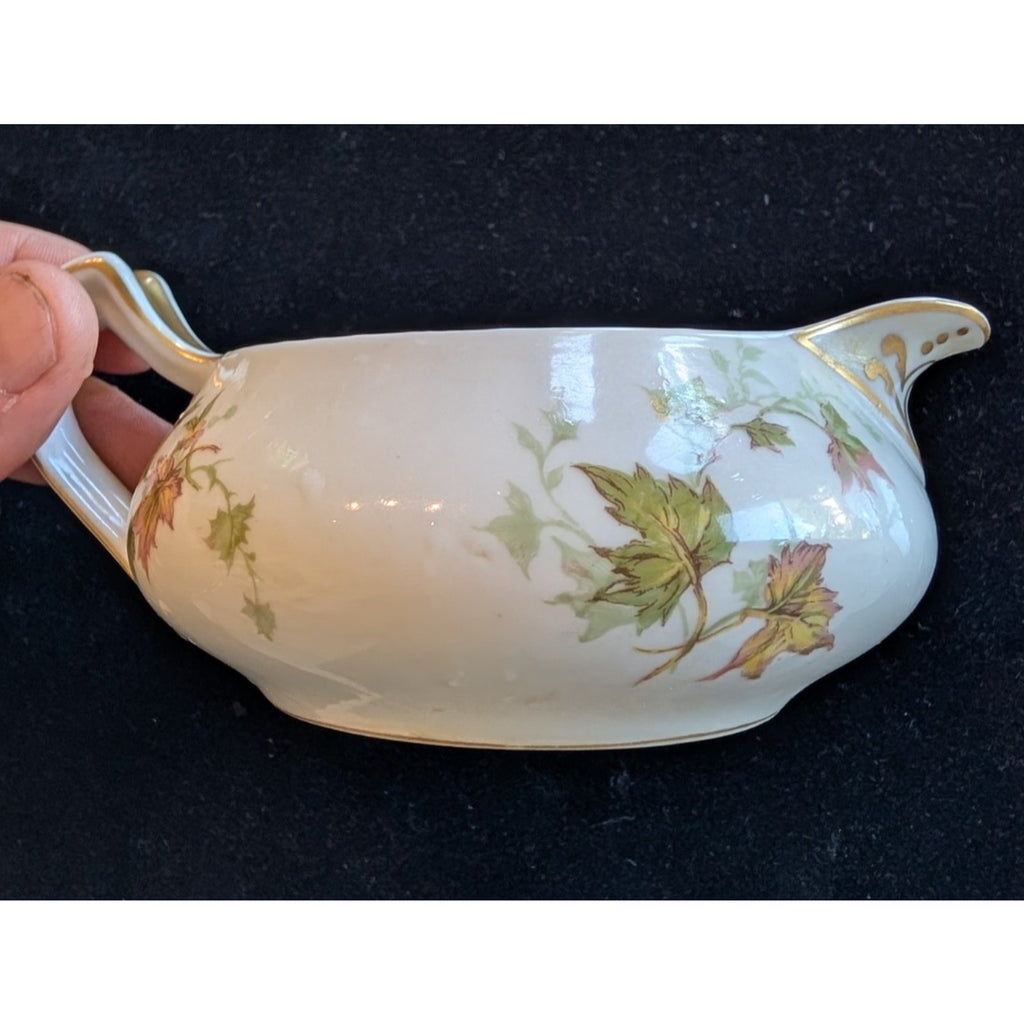 LIMOGES Haviland Autumn Leaf hand Painted Creamer
