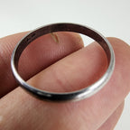 Wedding Band Ring Size 12 1/2 Sterling Silver 925 Vintage