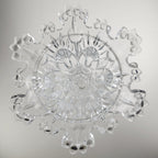 9" Crowned Crystal Vase by Shannon Crystal Czech Republic