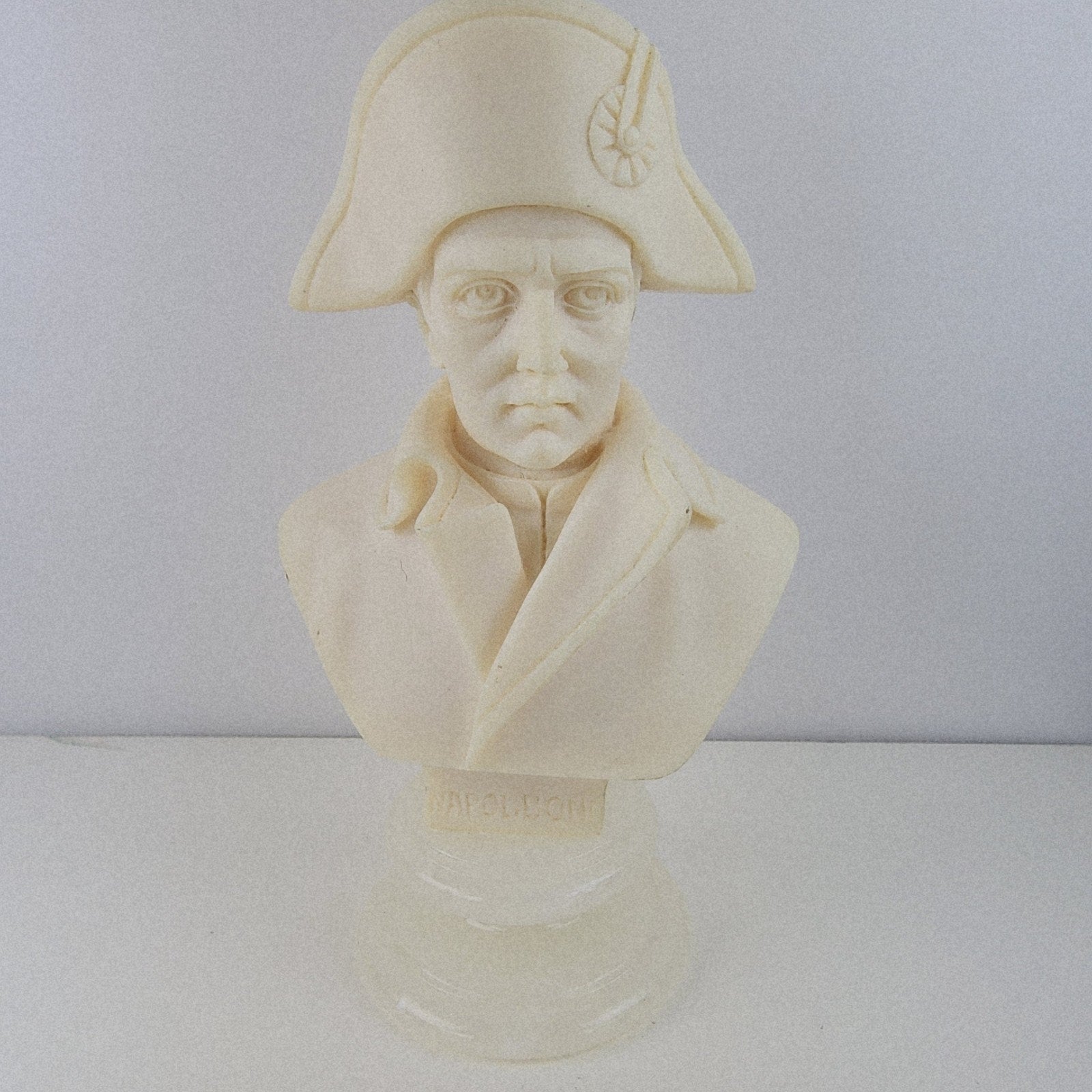 6" Napoleon Bonaparte Bust Vintage Marble Base Figure