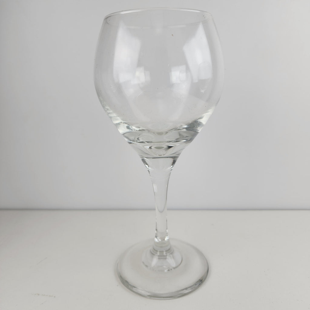 7" Clear Glass Stemware Wine Glasses Set of 4