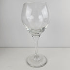 7" Clear Glass Stemware Wine Glasses Set of 4