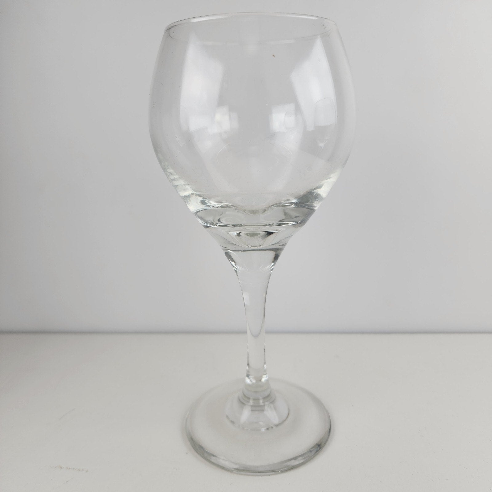 7" Clear Glass Stemware Wine Glasses Set of 4