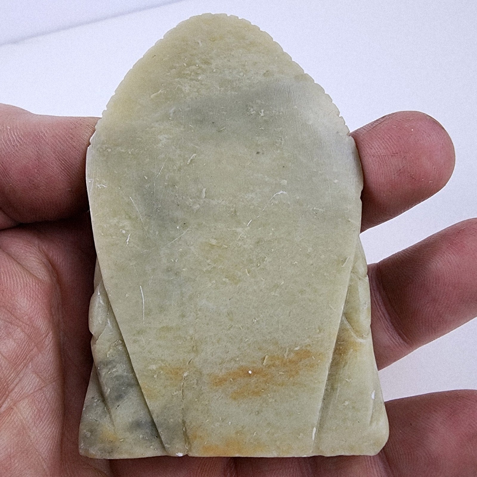 Seated Buddha Soapstone Chinese Stone Carving Vintage
