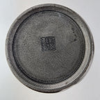 Satsuma Japanese Tin Pewter Tea Caddy Jar Signed Antique Suzuhan
