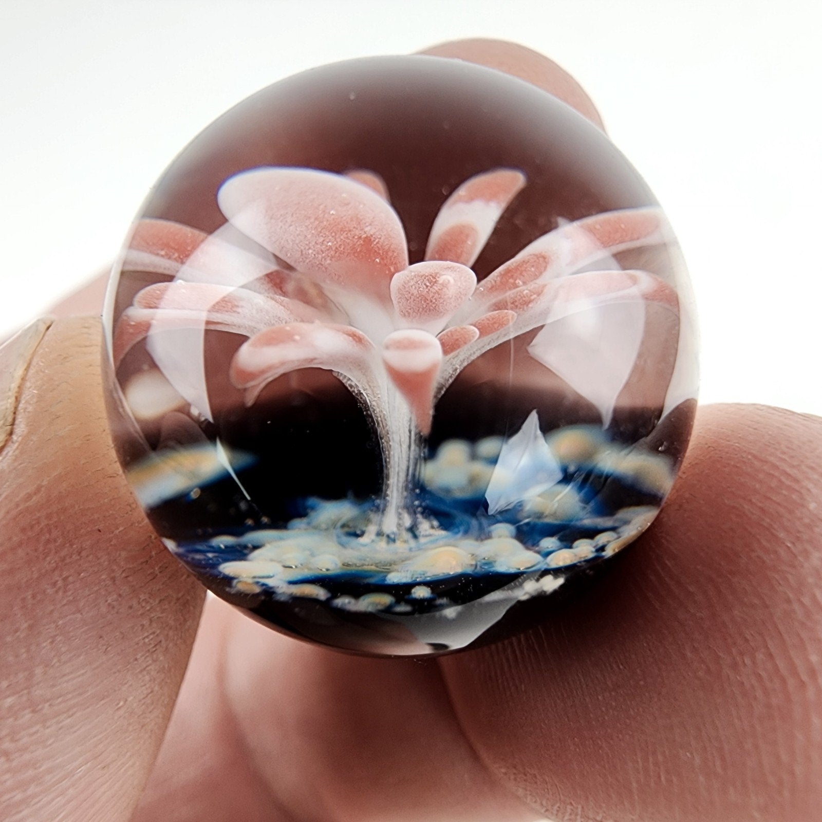 20mm Spider Implosion Boro Marble Signed Voic 2013 Heady Glass
