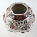 Meiji Period Japanese Imari Porcelain Hair Jar Receptacle Vintage