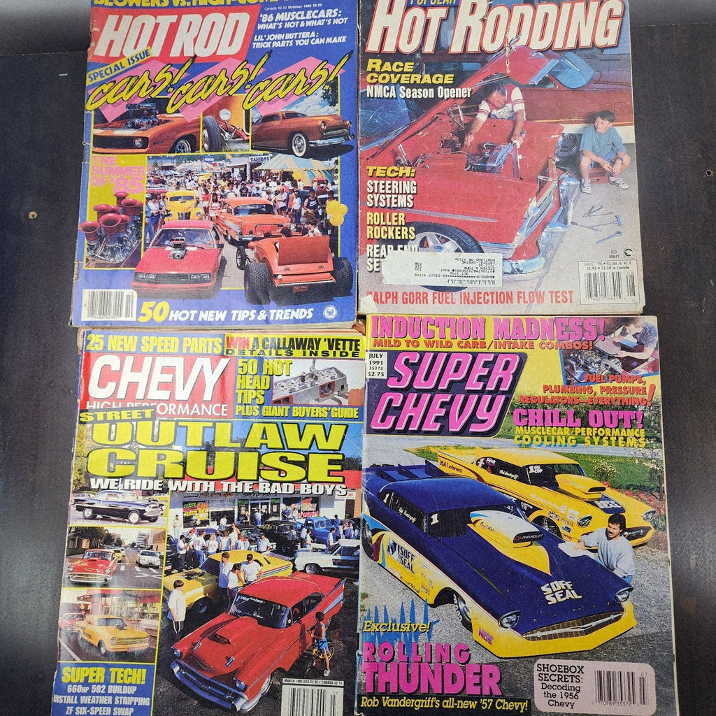 Hot Rod Muscle Car Magazine Group of 12 Vintage Super Chevy One Dozen