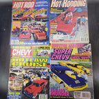 Hot Rod Muscle Car Magazine Group of 12 Vintage Super Chevy One Dozen
