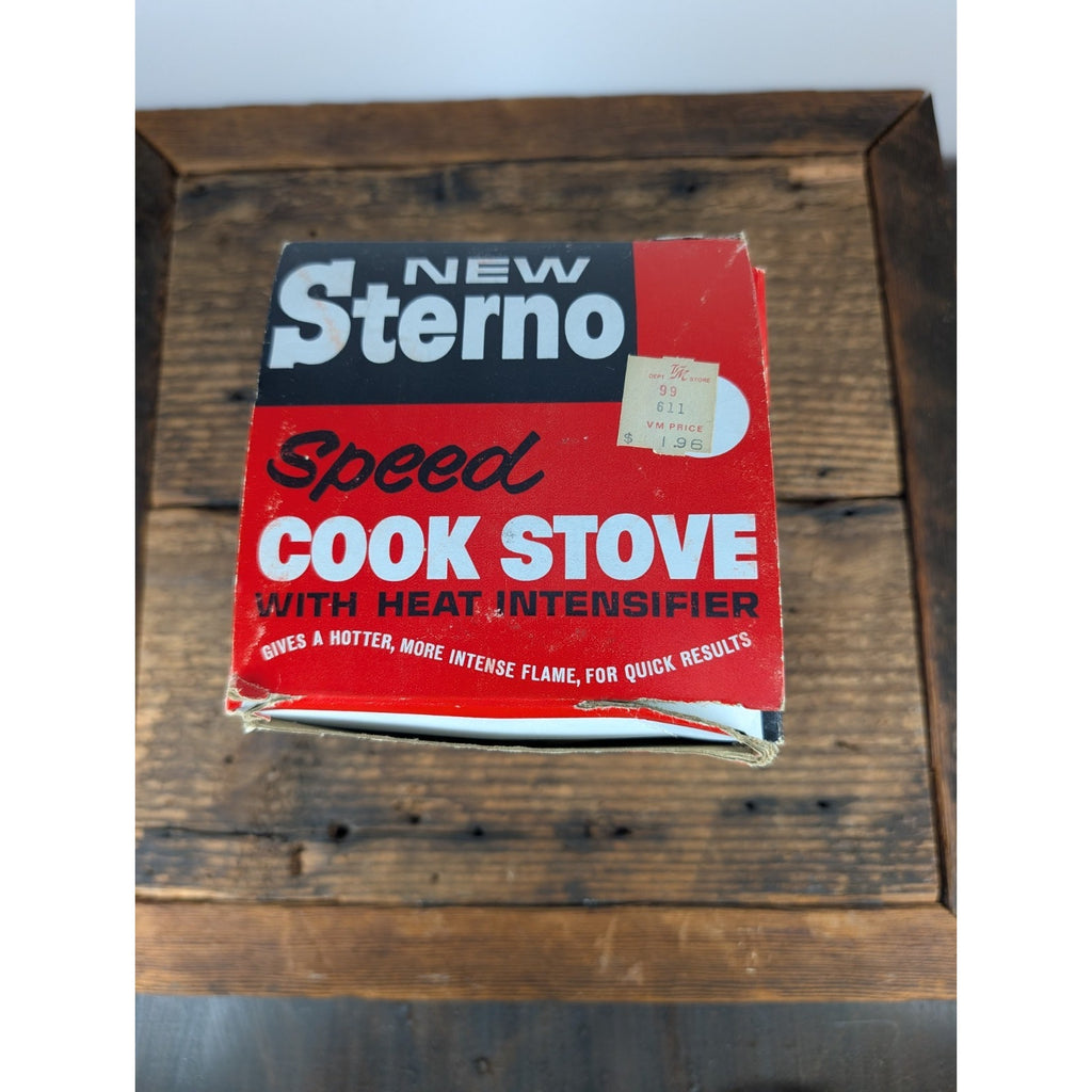 Vintage 1960's Sterno Camping Stove New in Box with All Components