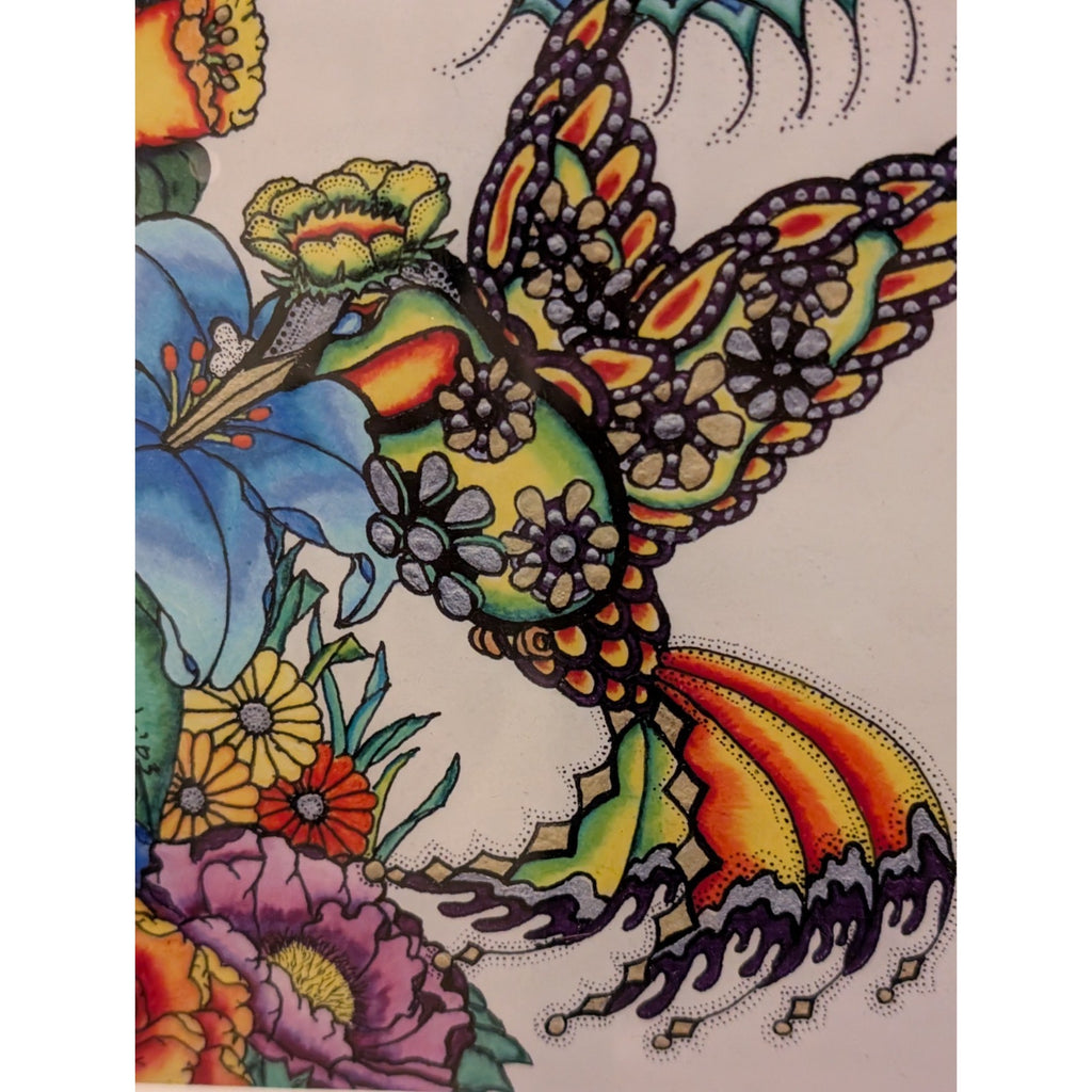 Pete Hinds Limited Edition Hummingbird Print – Signed & Pete Hinds23/200 Framed