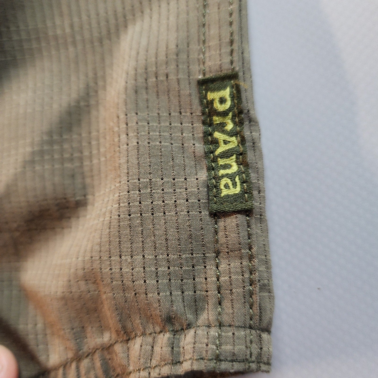 Prana Olive Cayman Large Short Sleeve Button Down Shirt Outdoor Active Wear