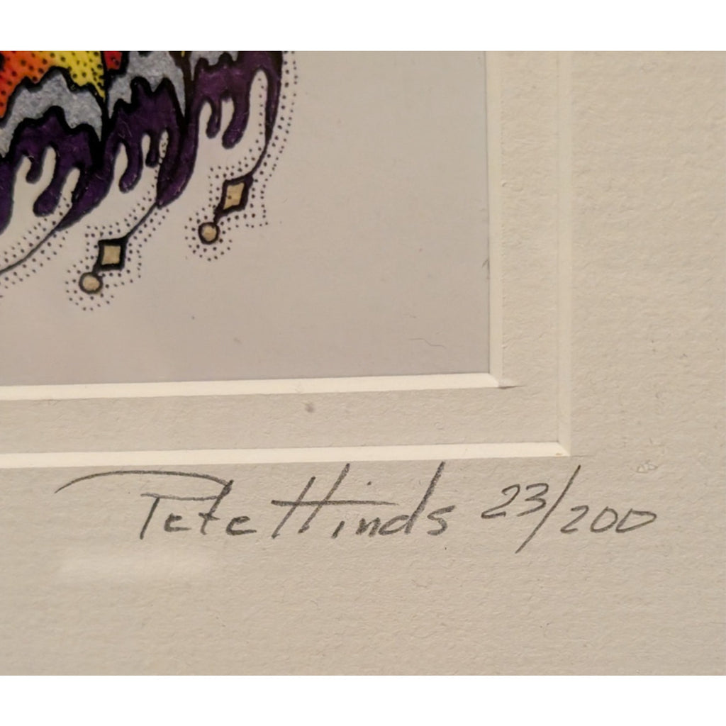 Pete Hinds Limited Edition Hummingbird Print – Signed & Pete Hinds23/200 Framed