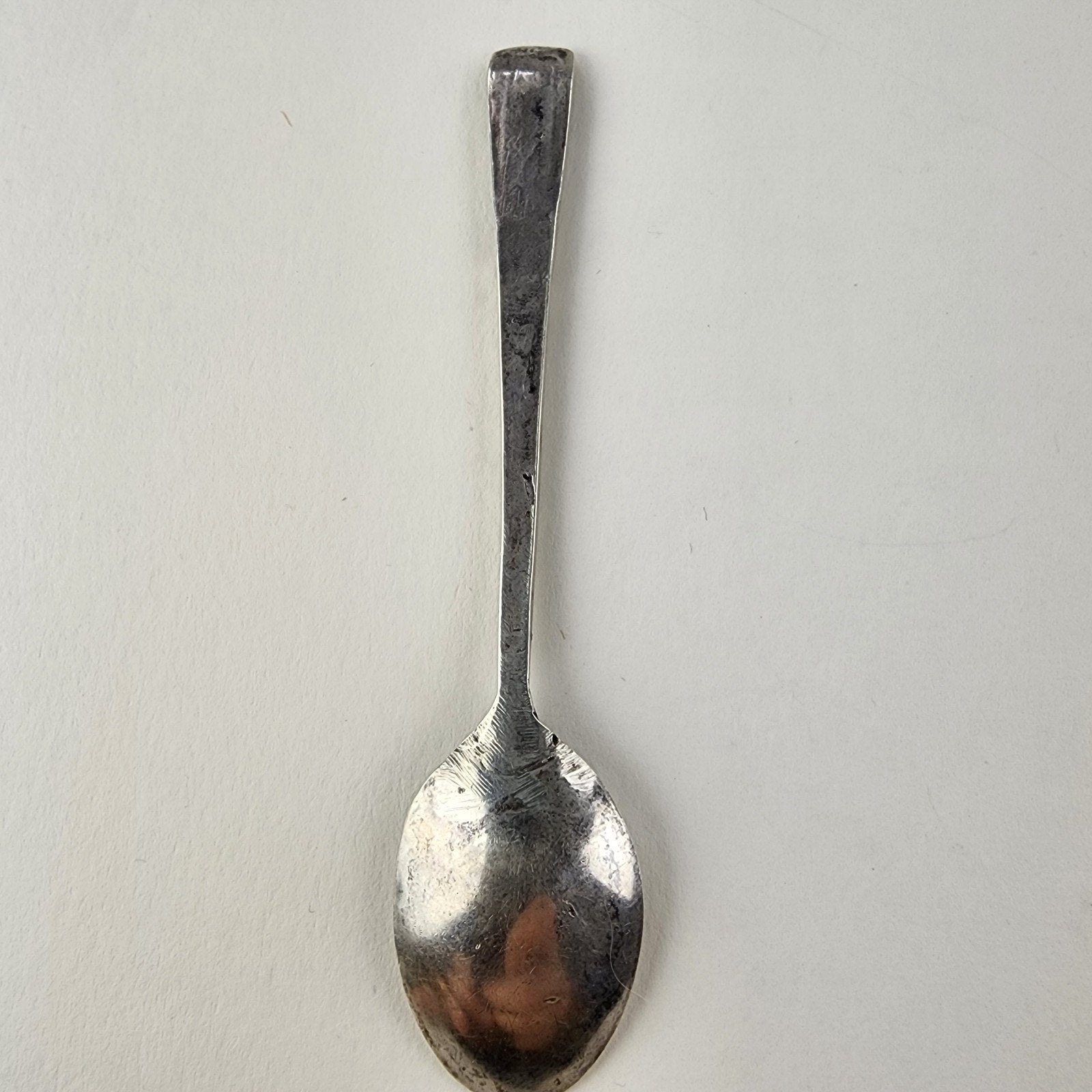 Navajo Coin Silver Stamped Native Spoon Coin Silver 900 Teaspoon