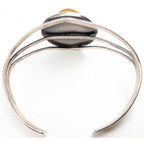 Baltic Amber Native Sterling Silver 925 Cuff Vintage