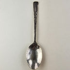 Navajo Coin Silver Stamped Native Spoon Coin Silver 900 Teaspoon