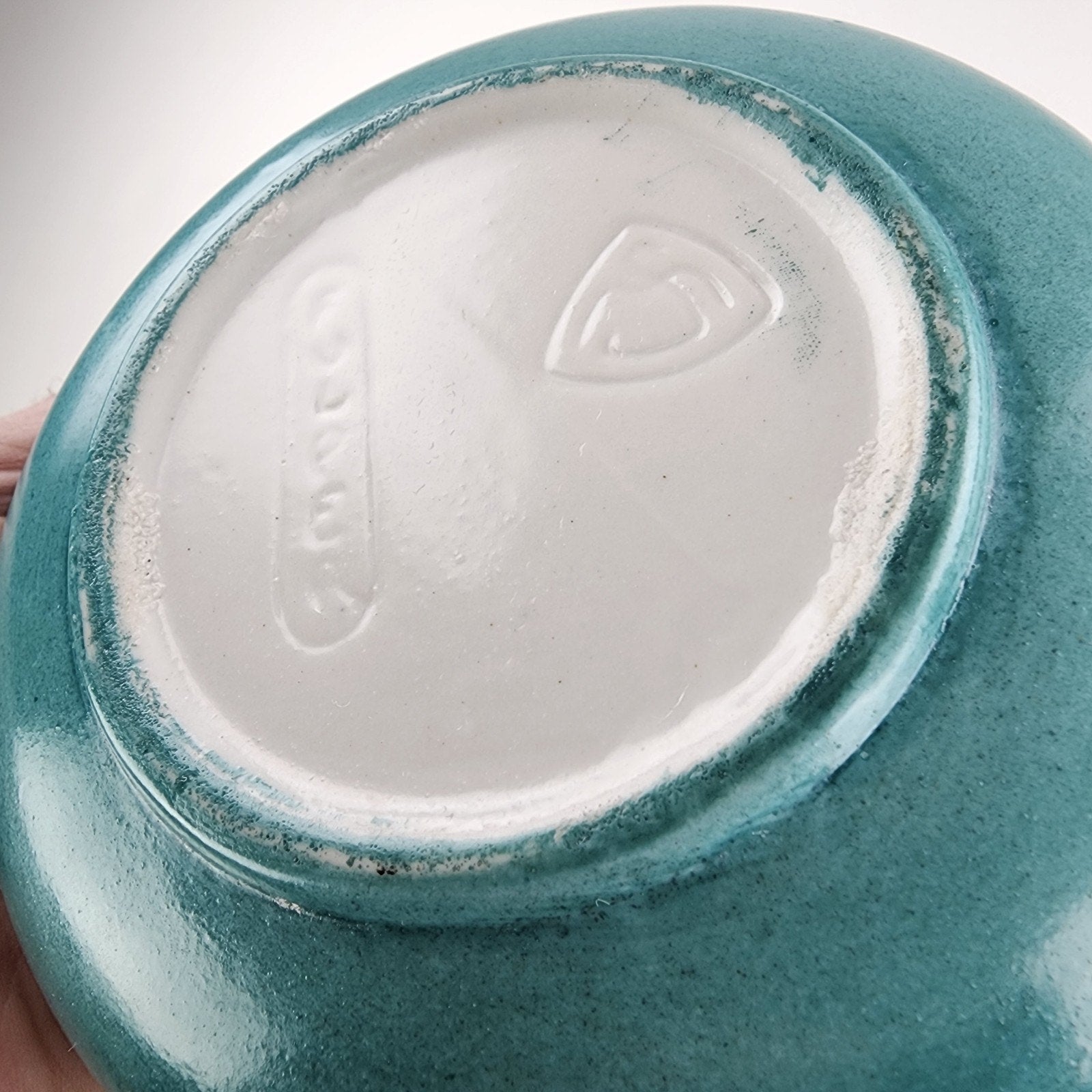 6" Fulper Stangl Teal Turquoise Glaze Bowl Art Deco Period Bowl