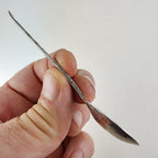 Navajo Coin Silver Stamped Native Spoon Coin Silver 900 Teaspoon