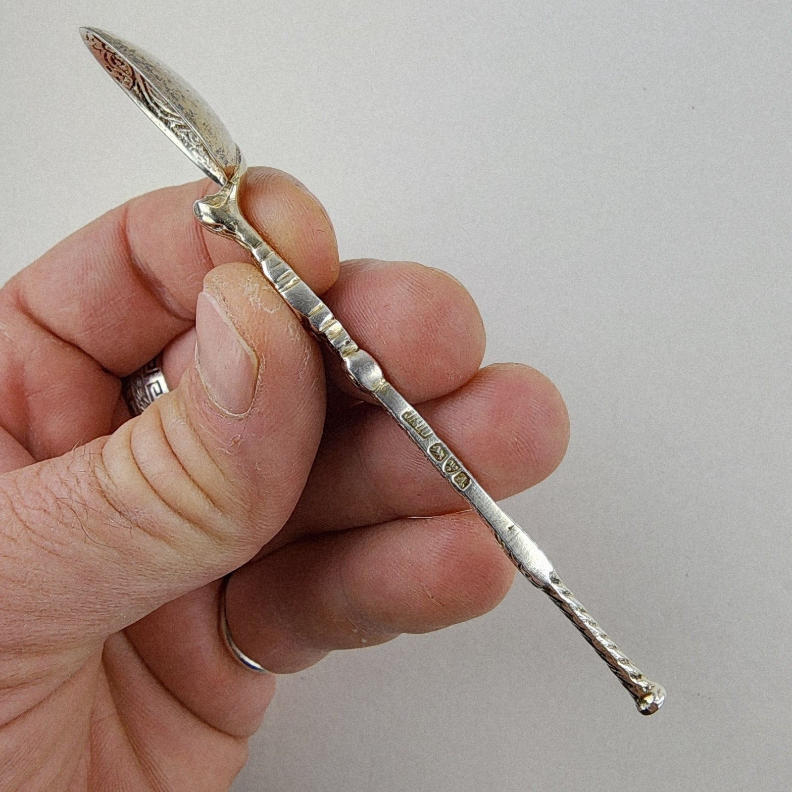 1901 Chester UK Coronation Spoon Sterling Silver 925 Antique