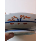 Japanese IMARI Porcelain Plate 7" Arita Hand Painted Pair