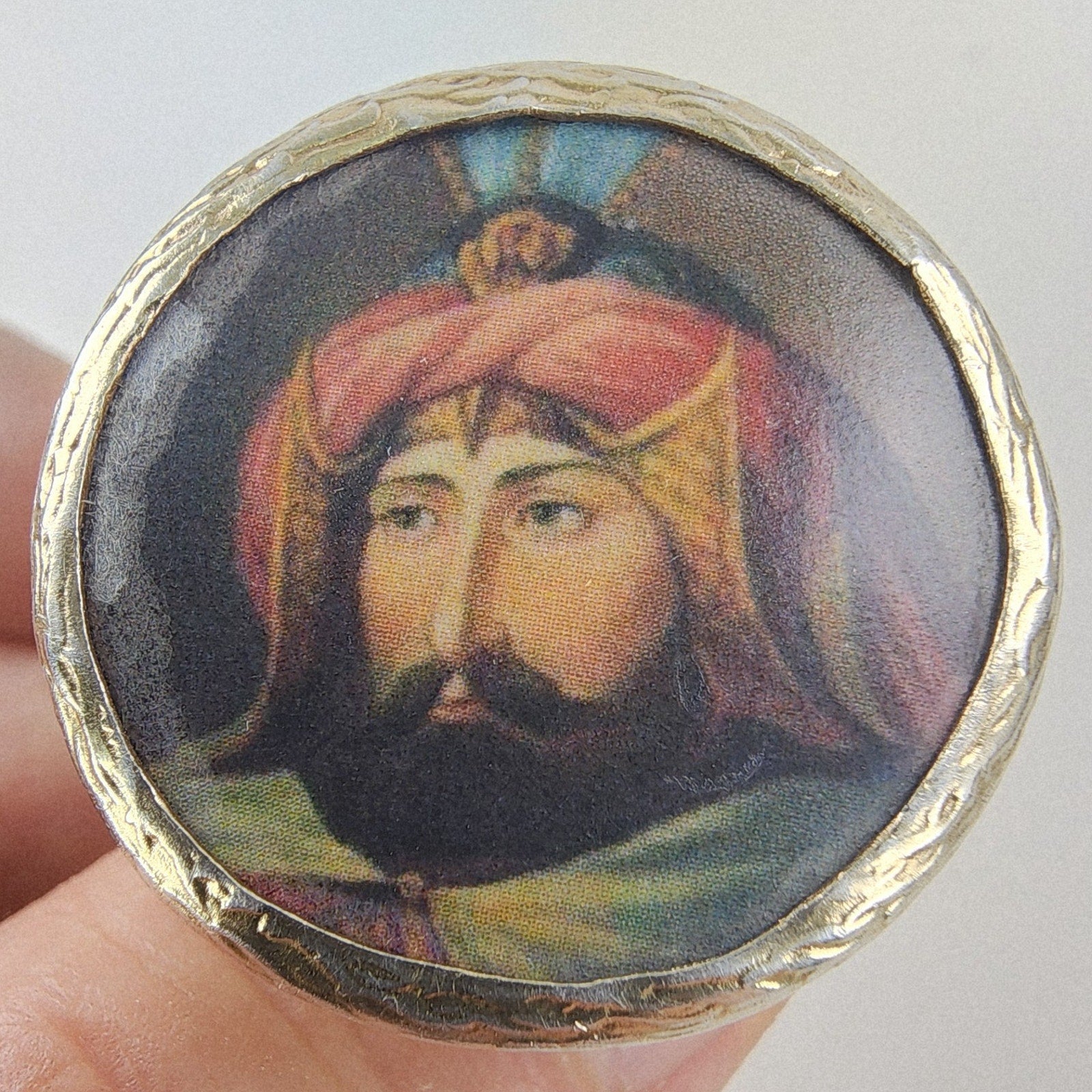 Sultan Murad IV Ring Sterling Silver 925 Adjustable Size 7 Vintage