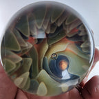 75mm Giant Air Trap Implosion Glass Marble Handmade Borosilicate