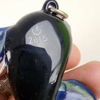 Brent Graber Dichroic Glass Goldfish Koi Fish Pendant 2015 Mr Smiley Boro