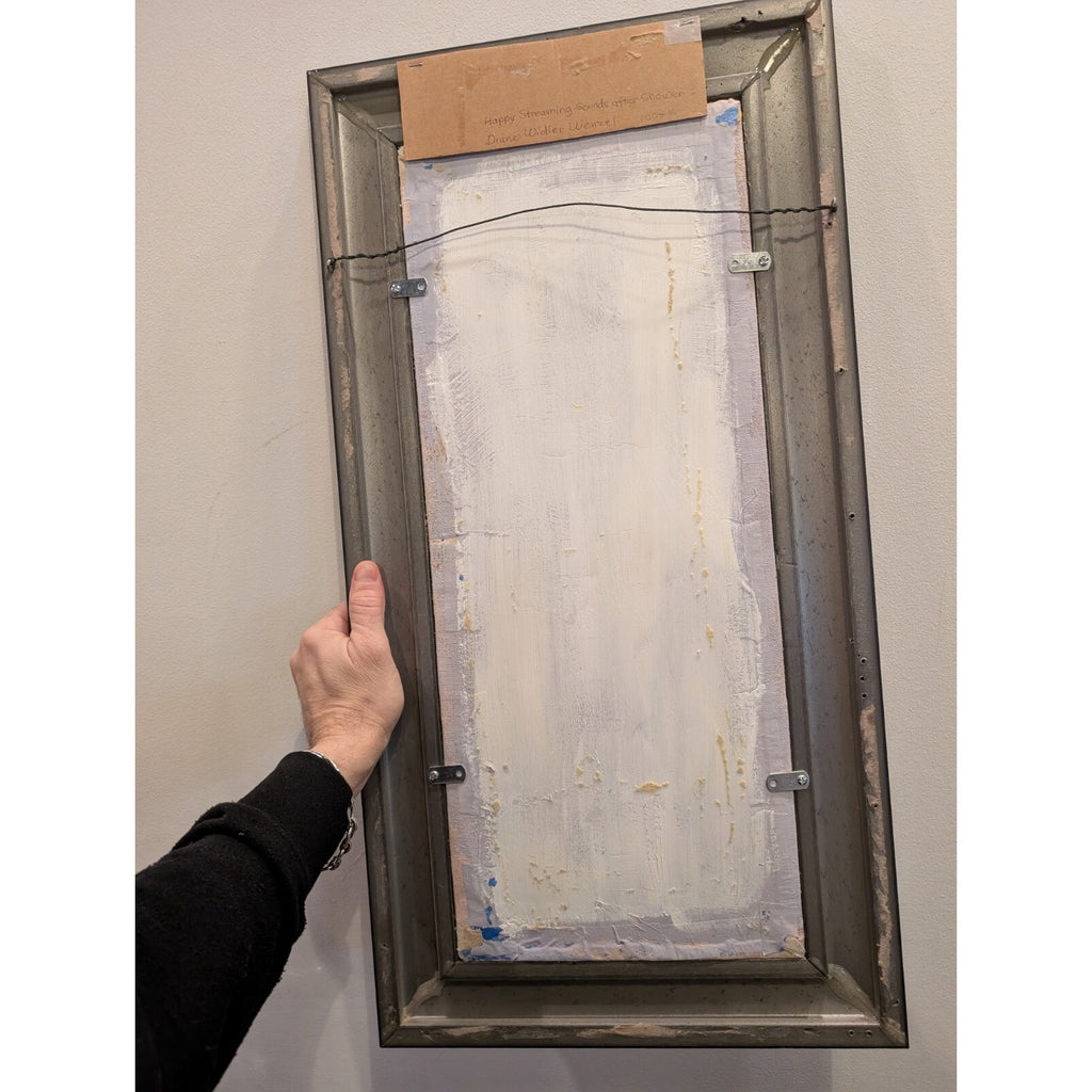 Impressionist Painting Diane Widler Wenzel Happy Shower Sounds 15" x 30"