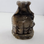 Shou Lao Star God of Longevity Chinese Stone Carving Vintage