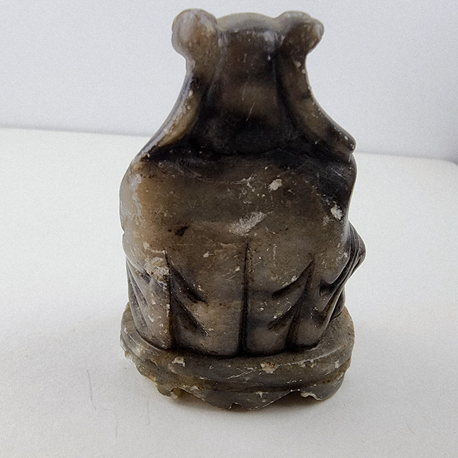 Shou Lao Star God of Longevity Chinese Stone Carving Vintage