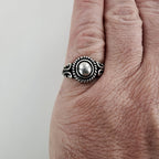 Vintage Brighton Raised Dome Ring Size 9 in Sterling Silver 925
